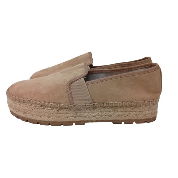 Circus By Sam Edelman Womens Cora Esparadrilles Shoes 8.5 Tan Flat Slip On BOHO - Picture 1 of 10